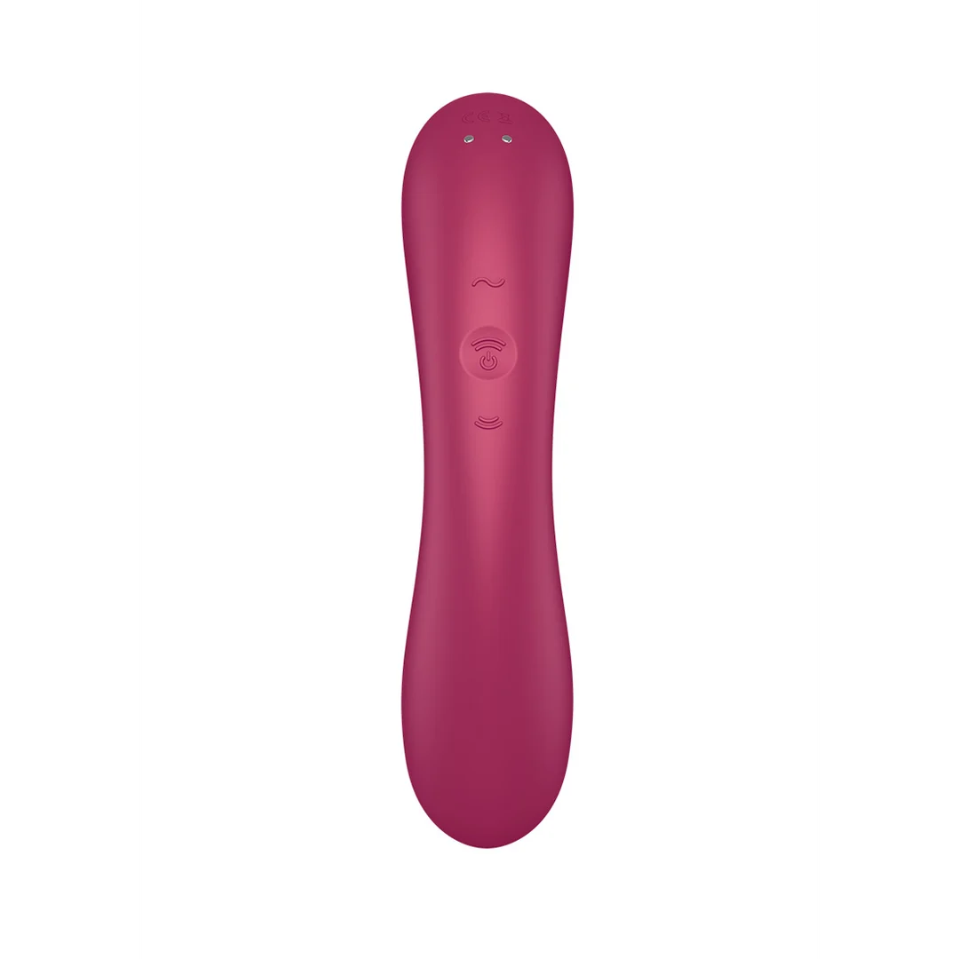 Satisfyer Doppelvibrator mit Air Pulse – Rot – Bild 4