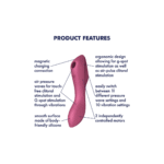 Satisfyer G Punkt Vibrator mit 11 Luftimpulsintensitäten – Curvy Trinity 3 – Bild 3