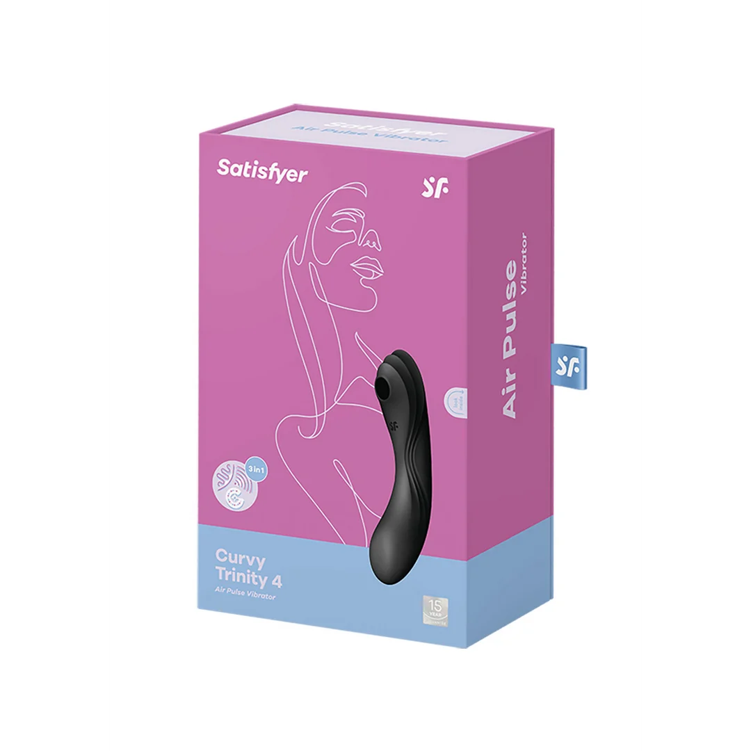 4036540-2 Satisfyer G Punkt Vibrator mit 11 Luftdruckwellen – Curvy Trinity 4 – Bild 1