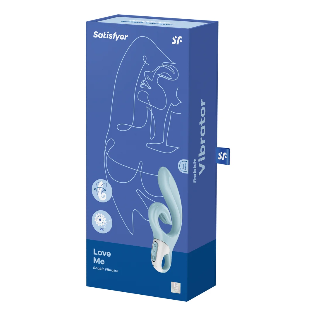 Satisfyer Love Me G Punkt und Klitorisstimulator Blau – Bild 1