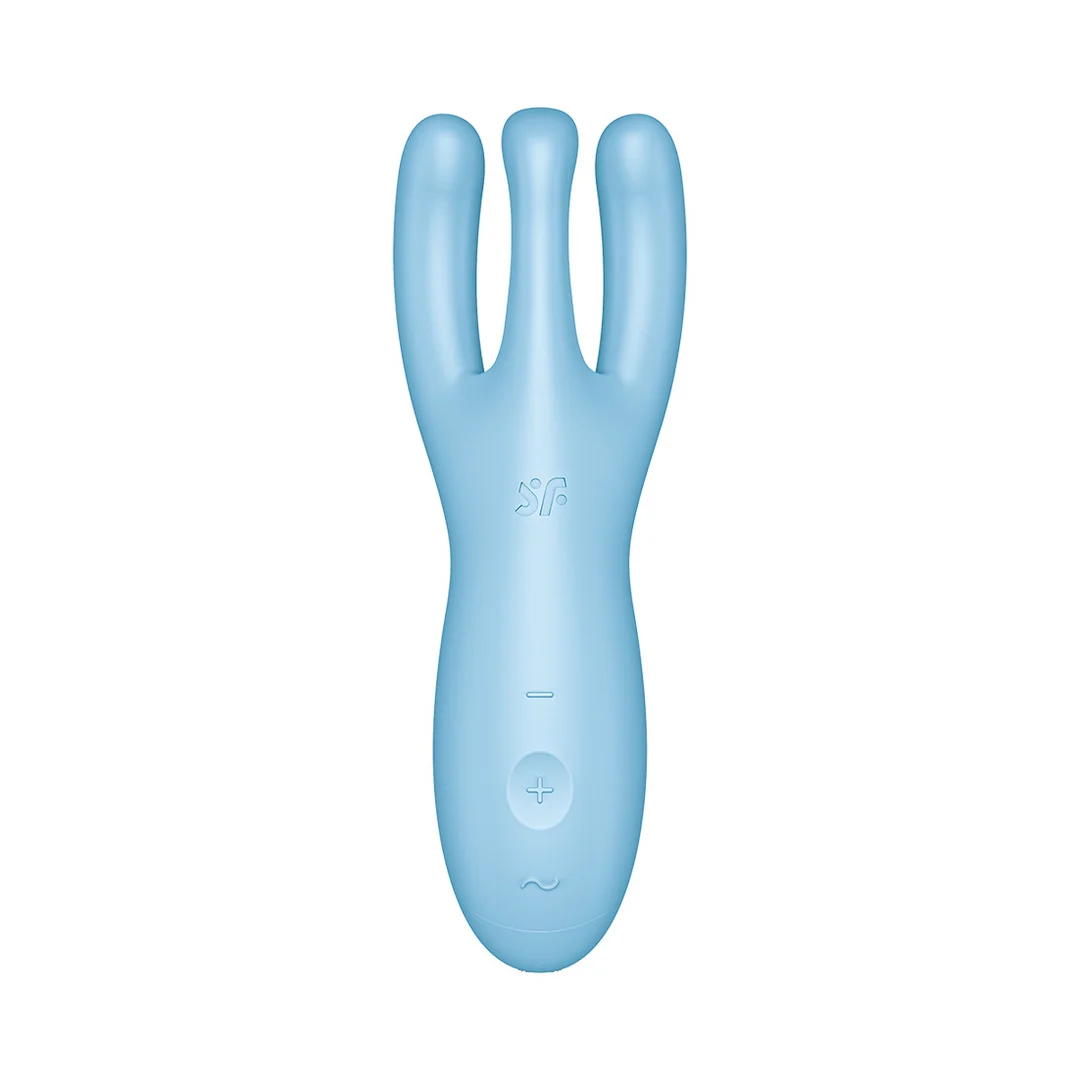 Satisfyer Threesome 4Plus blauer Auflegevibrator mit App – Bild 2