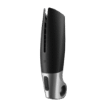 Vibrierender Masturbator mit Ringgriff – Schwarz – Bild 5