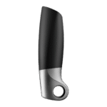 Vibrierender Masturbator mit Ringgriff – Schwarz – Bild 2