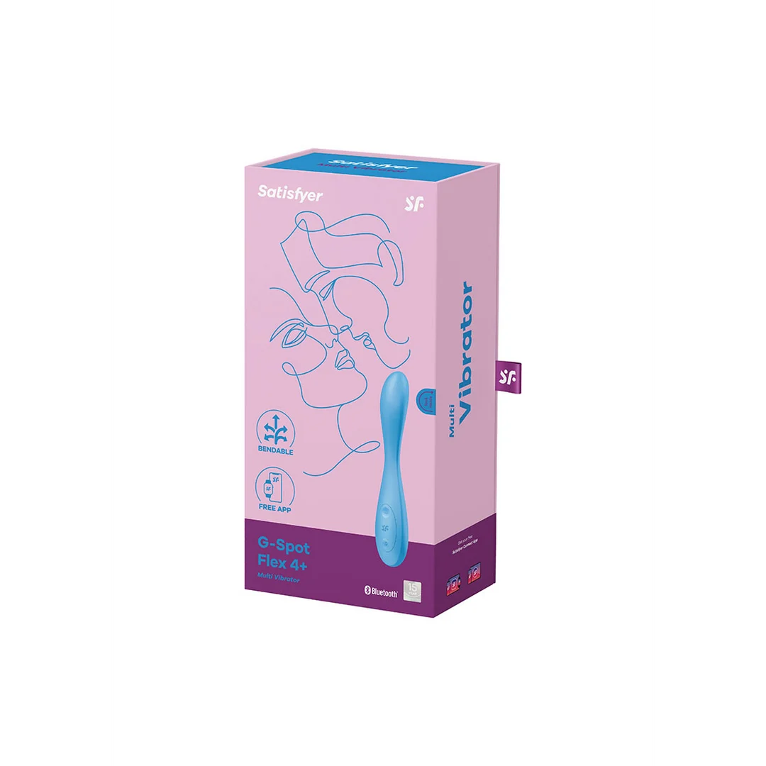 Satisfyer G Punkt Vibrator – flexibler Hals – Satisfyer G Spot Flex 4 blau – Bild 1