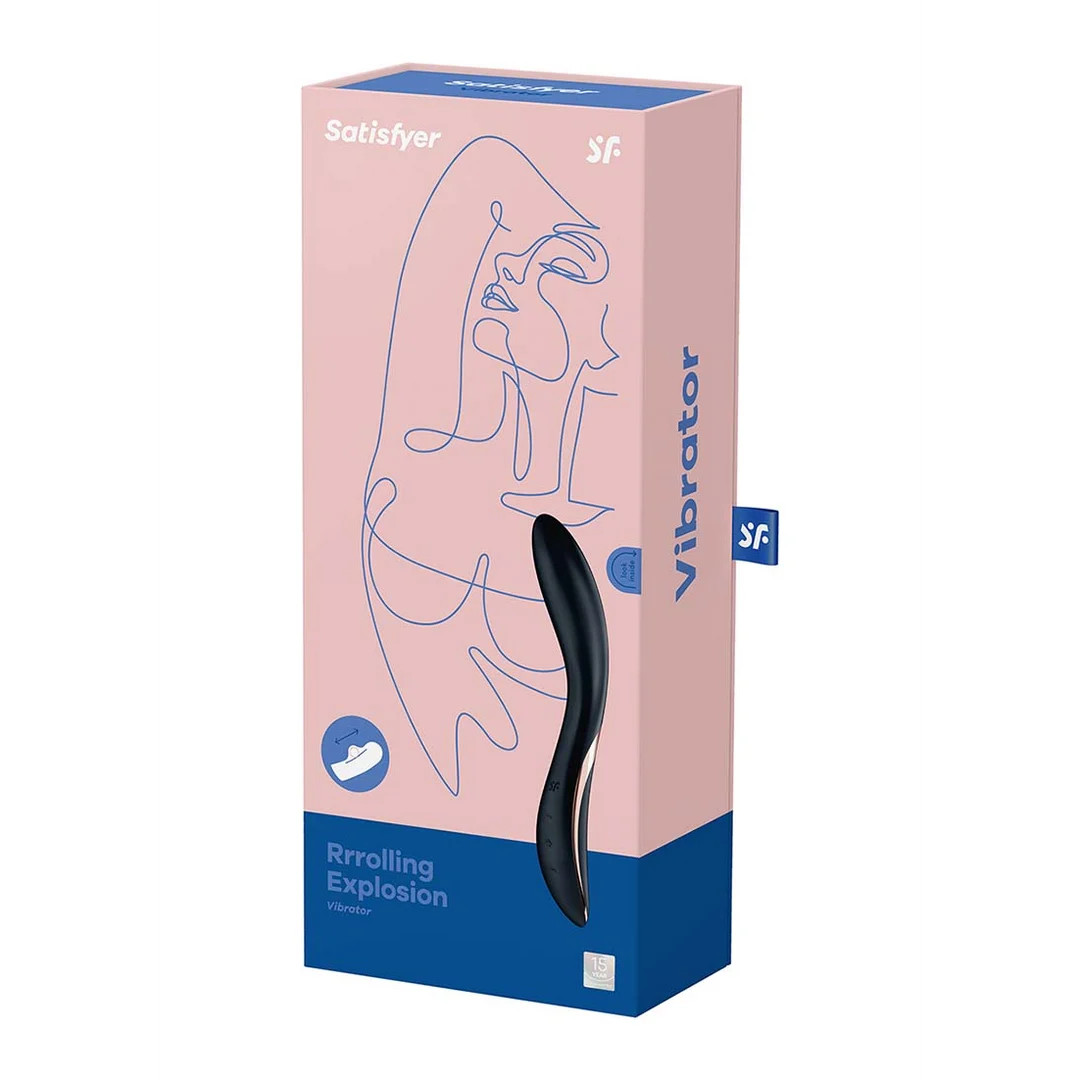 Satisfyer G Punkt Vibrator – rollende Kugel und 12 Vibrationsprogramme – Satisfyer Rrrolling Explosion – Bild 1