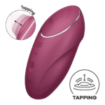 Satisfyer Klitorisvibrator mit 11 Klopf und Vibrationsprogrammen – Tap en Climax 1 – Bild 5