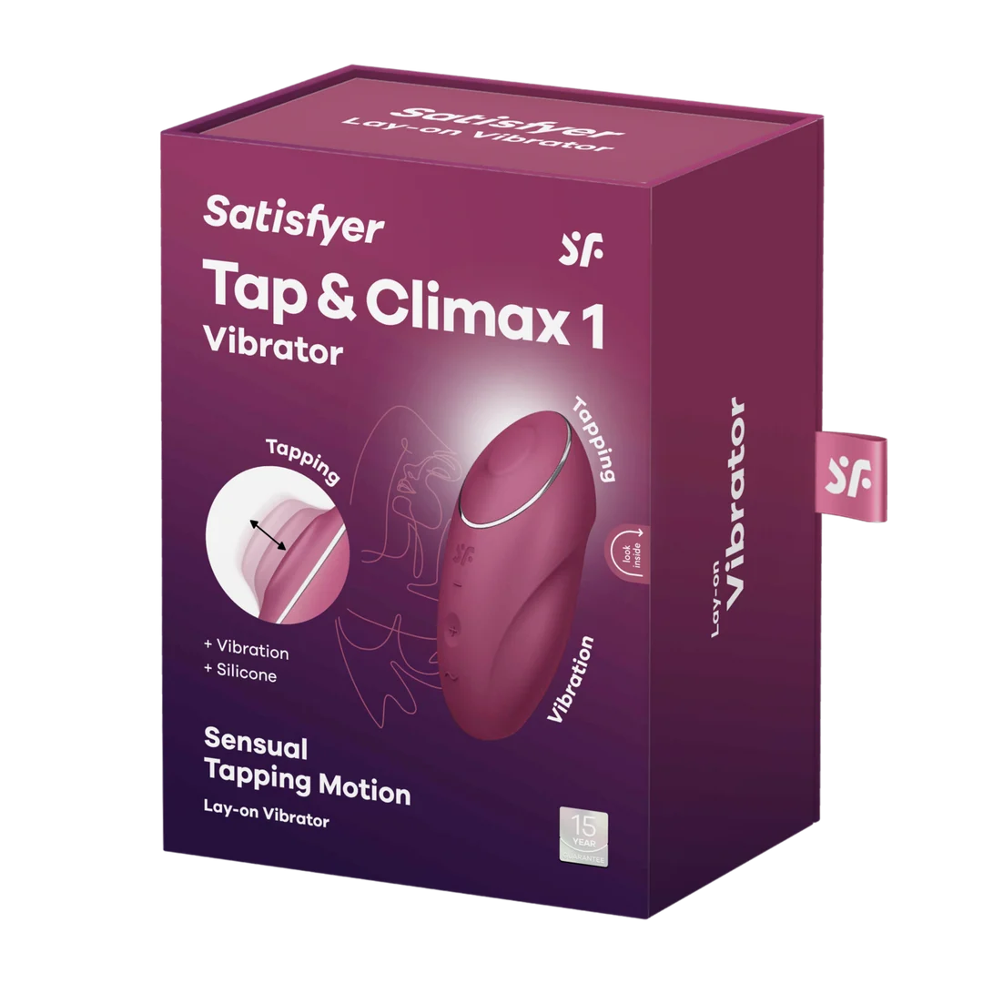 4046006-2 Satisfyer Klitorisvibrator mit 11 Klopf und Vibrationsprogrammen – Tap en Climax 1 – Bild 1