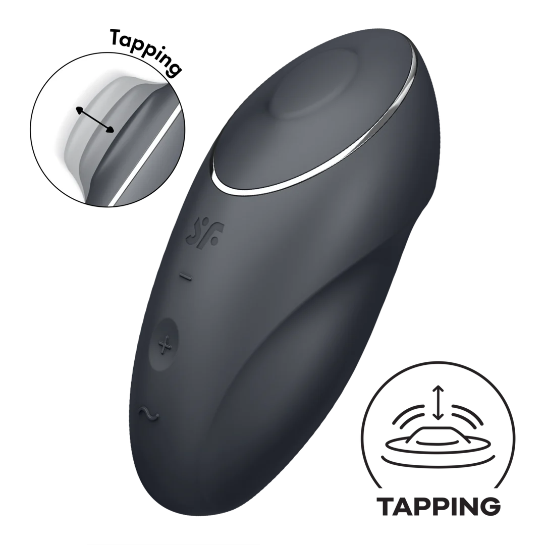 Satisfyer Klitorisvibrator mit 11 Klopf und Vibrationsprogrammen – Tap en Climax 1 – Bild 11