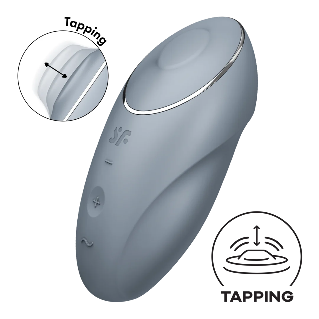 Satisfyer Klitorisvibrator mit 11 Klopf und Vibrationsprogrammen – Tap en Climax 1 – Bild 17