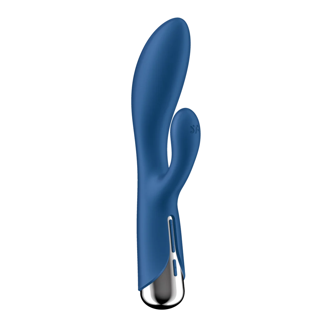Satisfyer Rabbit Vibrator mit rotierendem Kopf und kraftvollen Vibrationen, Blau – Bild 3