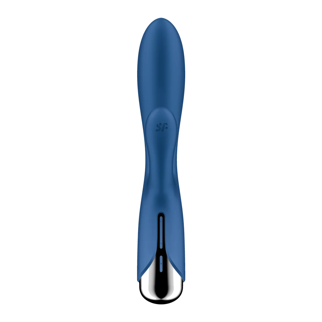 Satisfyer Rabbit Vibrator mit rotierendem Kopf und kraftvollen Vibrationen, Blau – Bild 4
