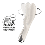 Satisfyer Rabbit Vibrator mit rotierendem Kopf und kraftvollen Vibrationen, Blau – Bild 11