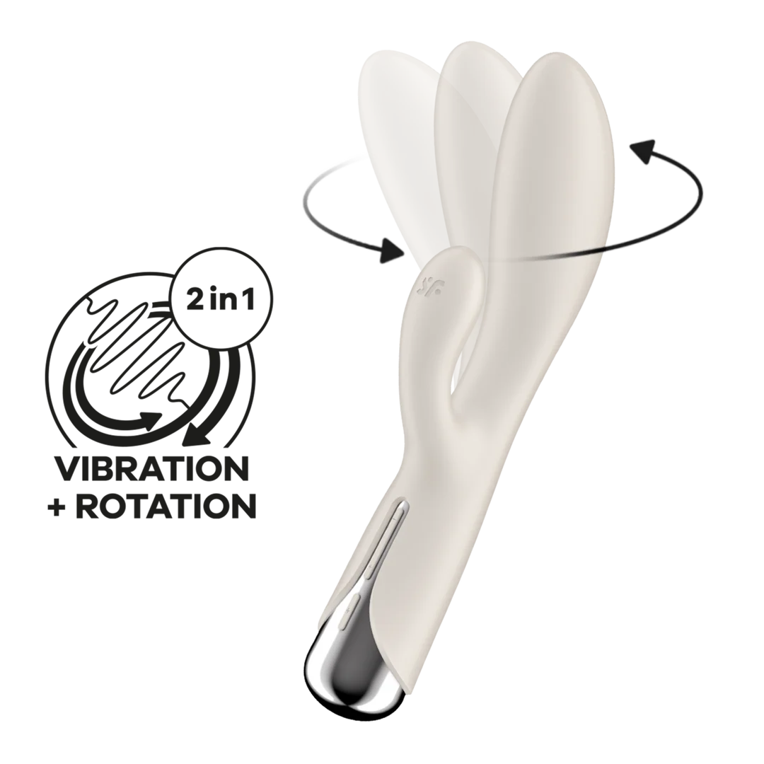 Satisfyer Rabbit Vibrator mit rotierendem Kopf und kraftvollen Vibrationen, Blau – Bild 11