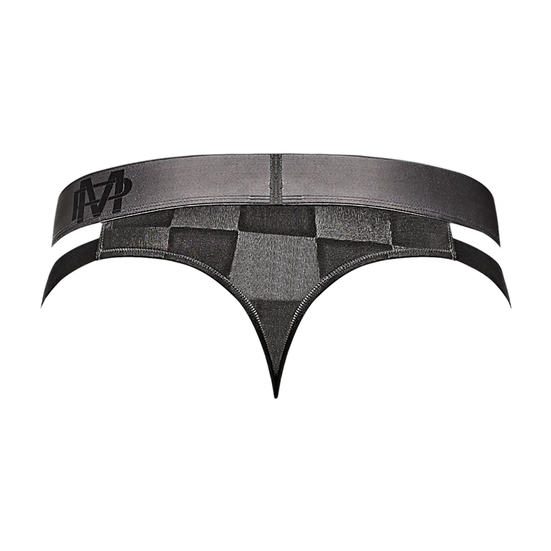 Sexy String mit Cut outs und Schachbrettmuster für einen sinnlichen Look – Male Power – Bild 6