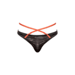 Sexy String mit sportlichen Riemen und Netzstoff für einen athletischen Look – LIN – Bild 2