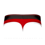 Male Power Panel Thong L/XL schwarz und rot – Bild 17