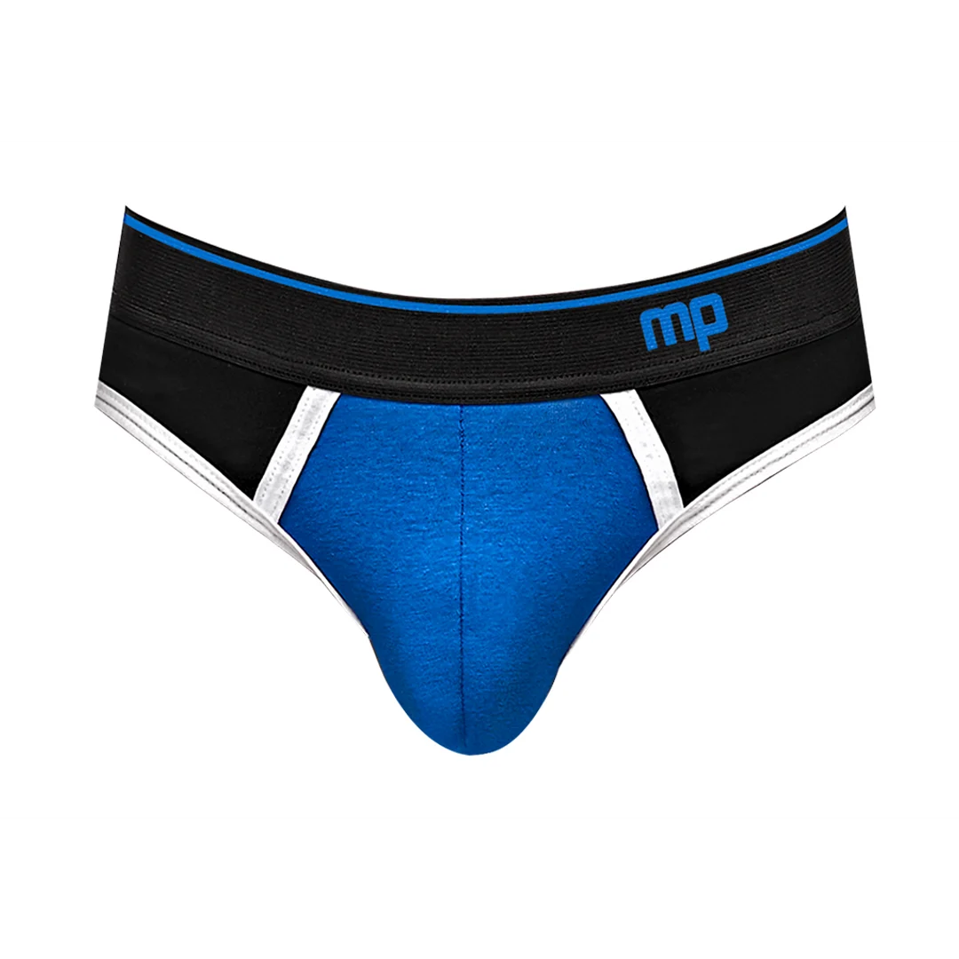 Male Power Panel Thong L/XL schwarz und rot – Bild 10