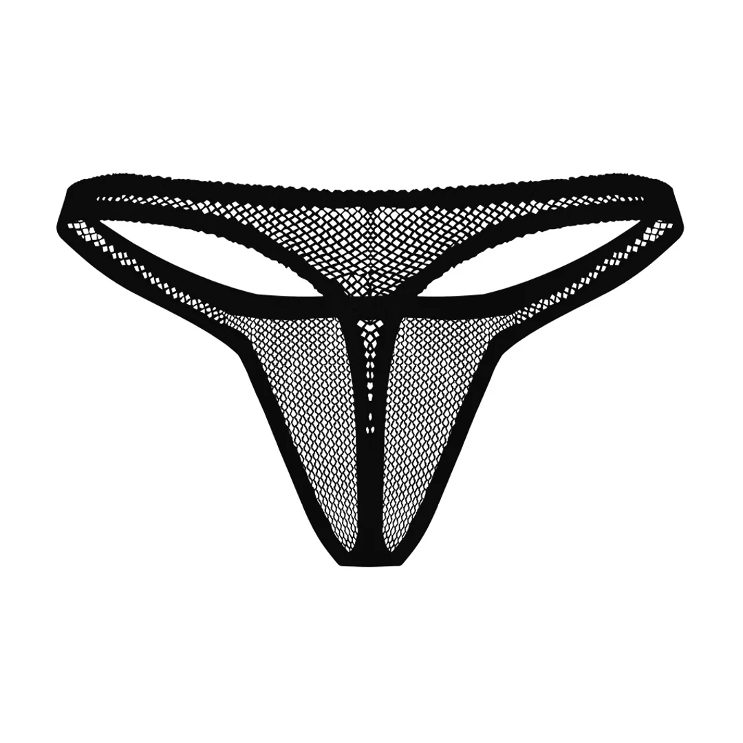 Male Power Bong Thong aus Netzstoff – Bild 4
