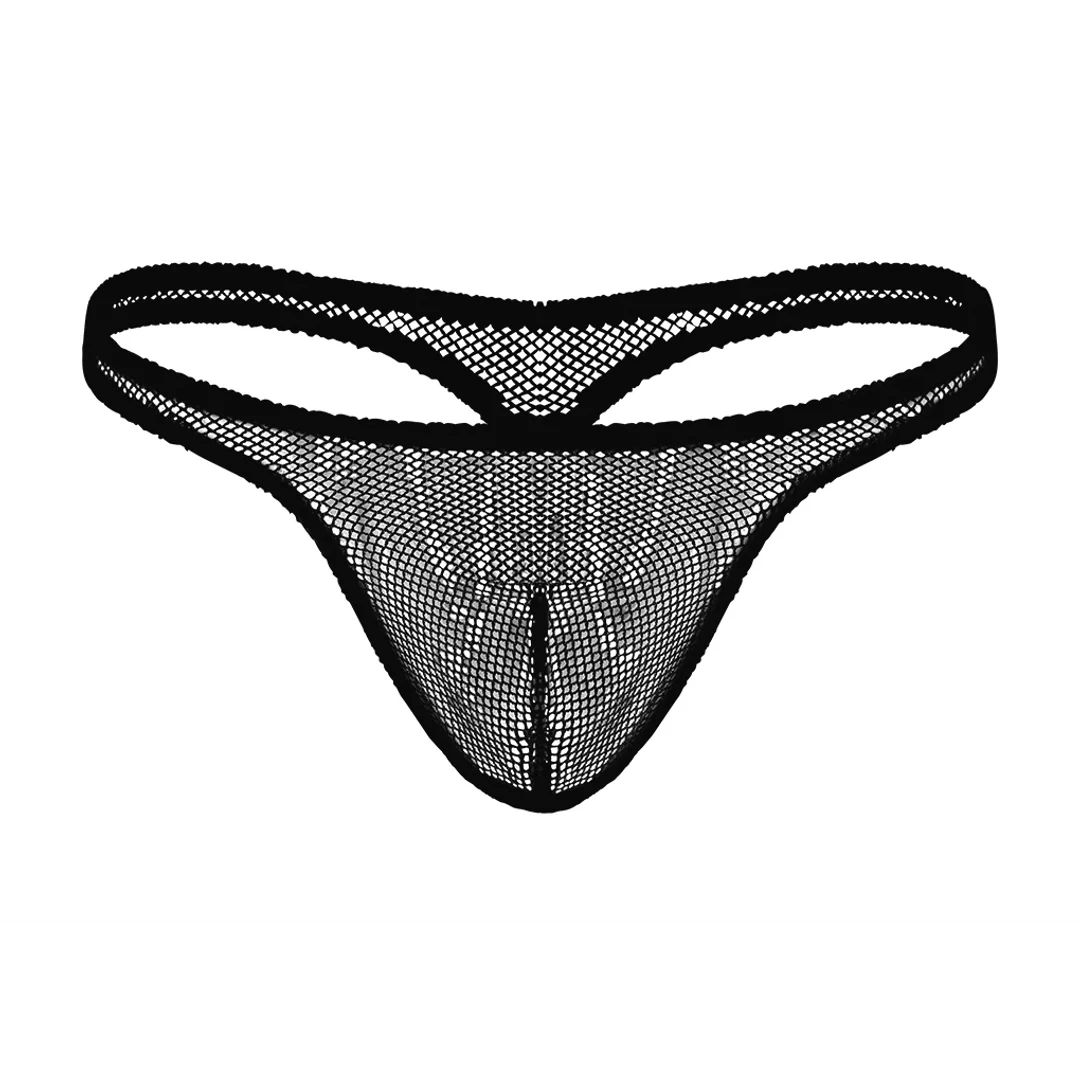 Male Power Bong Thong aus Netzstoff – Bild 8