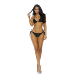 Tolu Bikini Set mit Kimono, Schwarz, Größe M – Bild 4