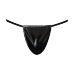 Male Power Wetlook G String in Schwarz – Bild 2
