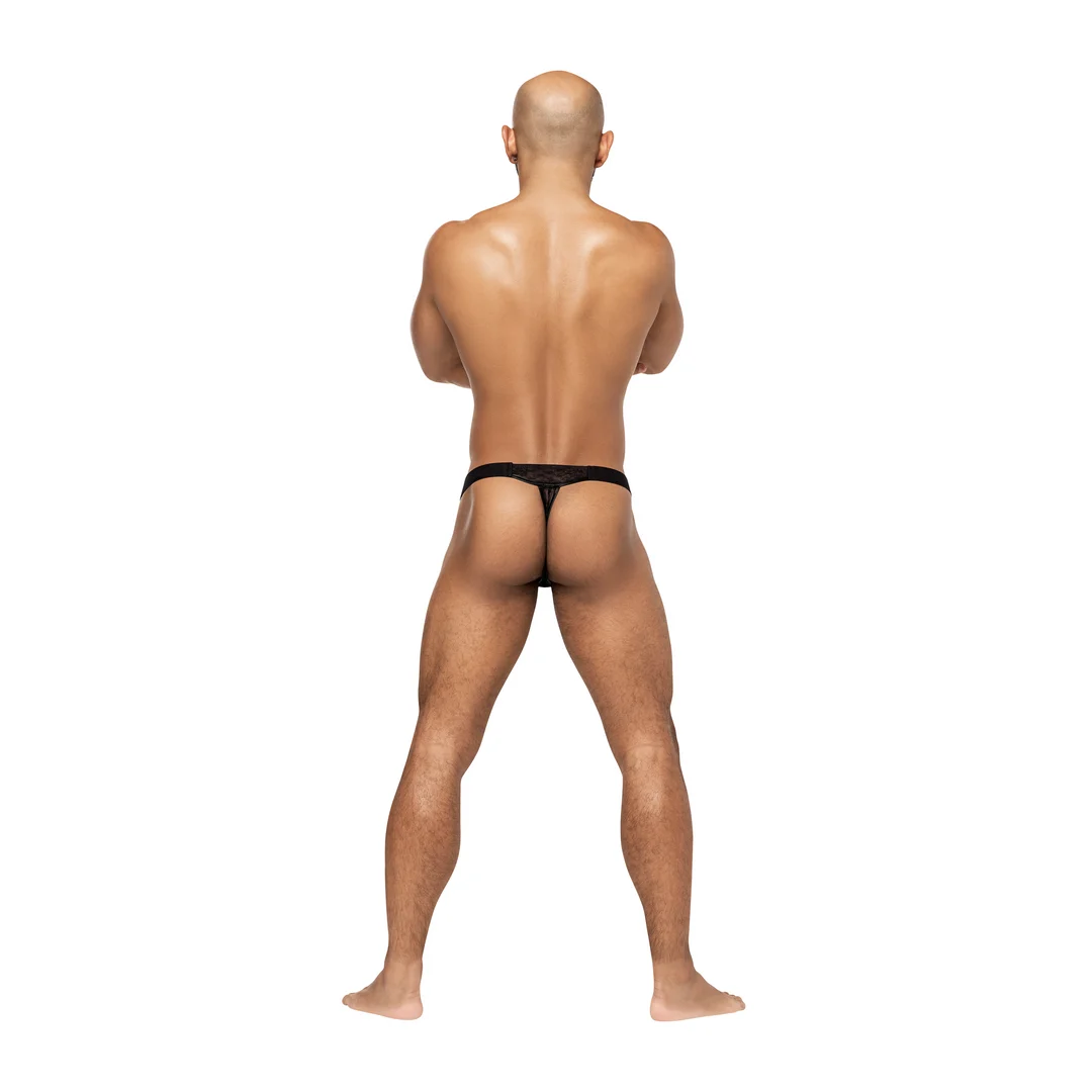 454279BKSM-5 Herrenstring mit V Cut und verführerischer Passform für einen klaren Look – Male Power – Bild 1