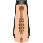 Pocket Stroker mit regulierbarem Druck – ULTRASKYN Masturbator Ass – Bild 4