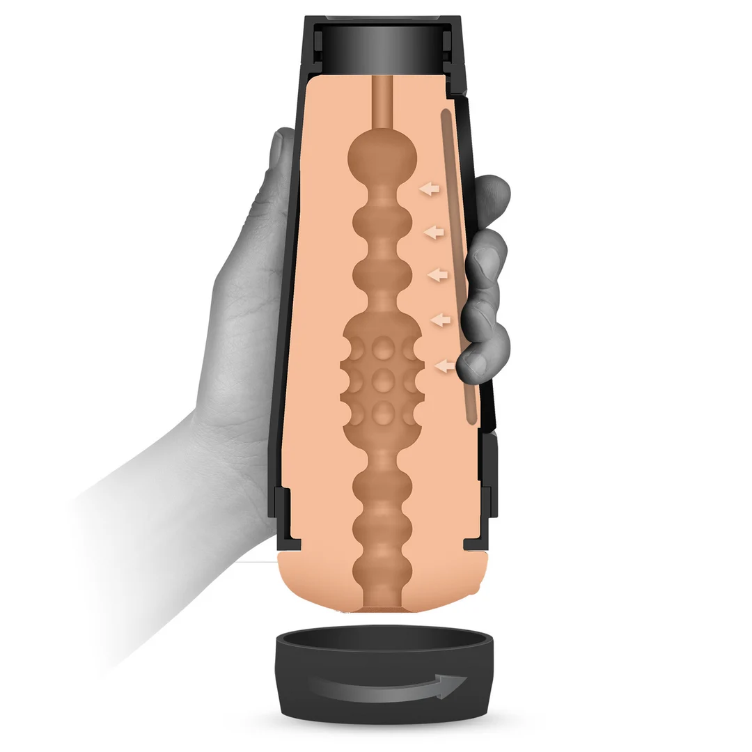Vaginalmasturbator mit druckregulierender Quetschplatte – ULTRASKYN – Bild 5