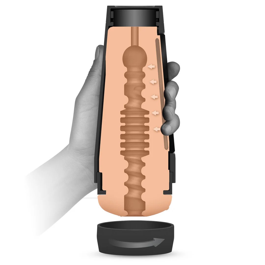 Vaginalmasturbator mit einstellbarer Saugkraft – ULTRASKYN Masturbator – Bild 4