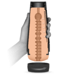 Vaginalmasturbator mit Druckplatte – Ultraskyn Masturbator mit Pussy Struktur – Bild 5