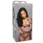Vaginalmasturbator mit einstellbarer Saugkraft – Honey Gold