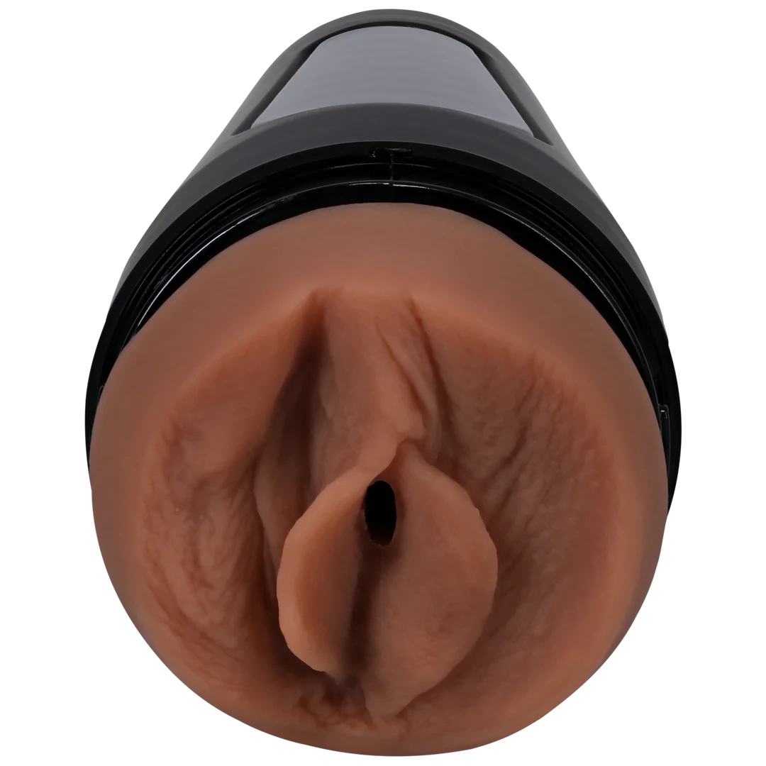 Vaginal Masturbator mit realistischer Textur in Caramel – Bild 4