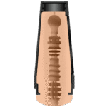 Vaginalmasturbator mit angenehm warmem Material – Vanilla – Bild 4