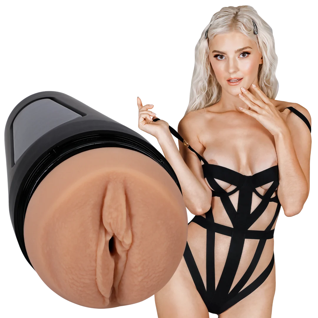 Vaginalmasturbator mit angenehm warmem Material – Vanilla – Bild 6