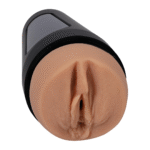 Vaginalmasturbator mit regulierbarem Sog – Vanille – Bild 3