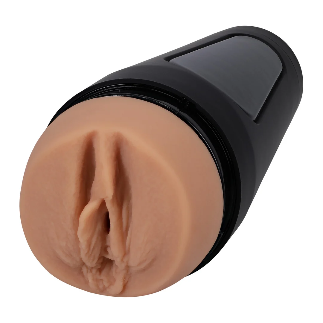 Vaginalmasturbator mit regulierbarem Sog – Vanille – Bild 5