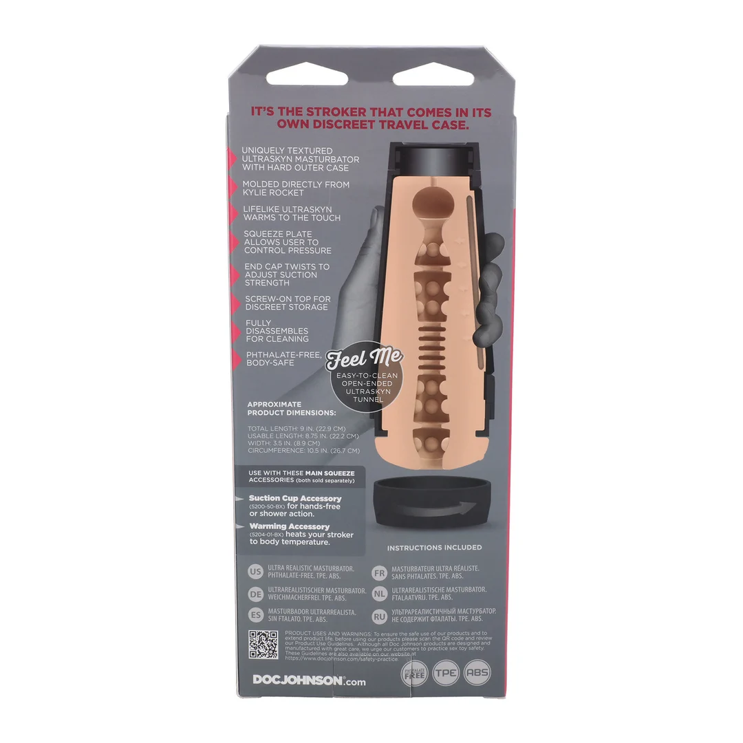 Vaginalmasturbator mit variablem Druck – Vanille – Bild 2