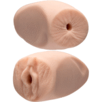 Vaginalmasturbator mit Plüsch Innenfutter – Pocket Pussy und Anal Masturbator – Bild 4