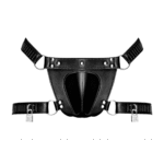 Herrenstring mit BDSM Chastity Verschluss für einen markanten, körpernahen Look – Male Power – Bild 2