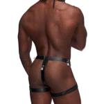 Herrenstring mit BDSM Chastity Verschluss für einen markanten, körpernahen Look – Male Power