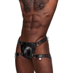 Herrenstring mit BDSM Chastity Verschluss für einen markanten, körpernahen Look – Male Power – Bild 4