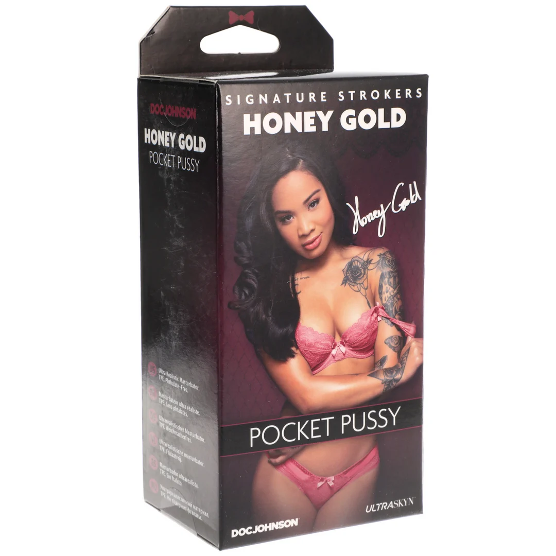 5510-22-BX-2 Doc Johnson Honey Gold ULTRASKYN Pocket Pussy – Bild 1