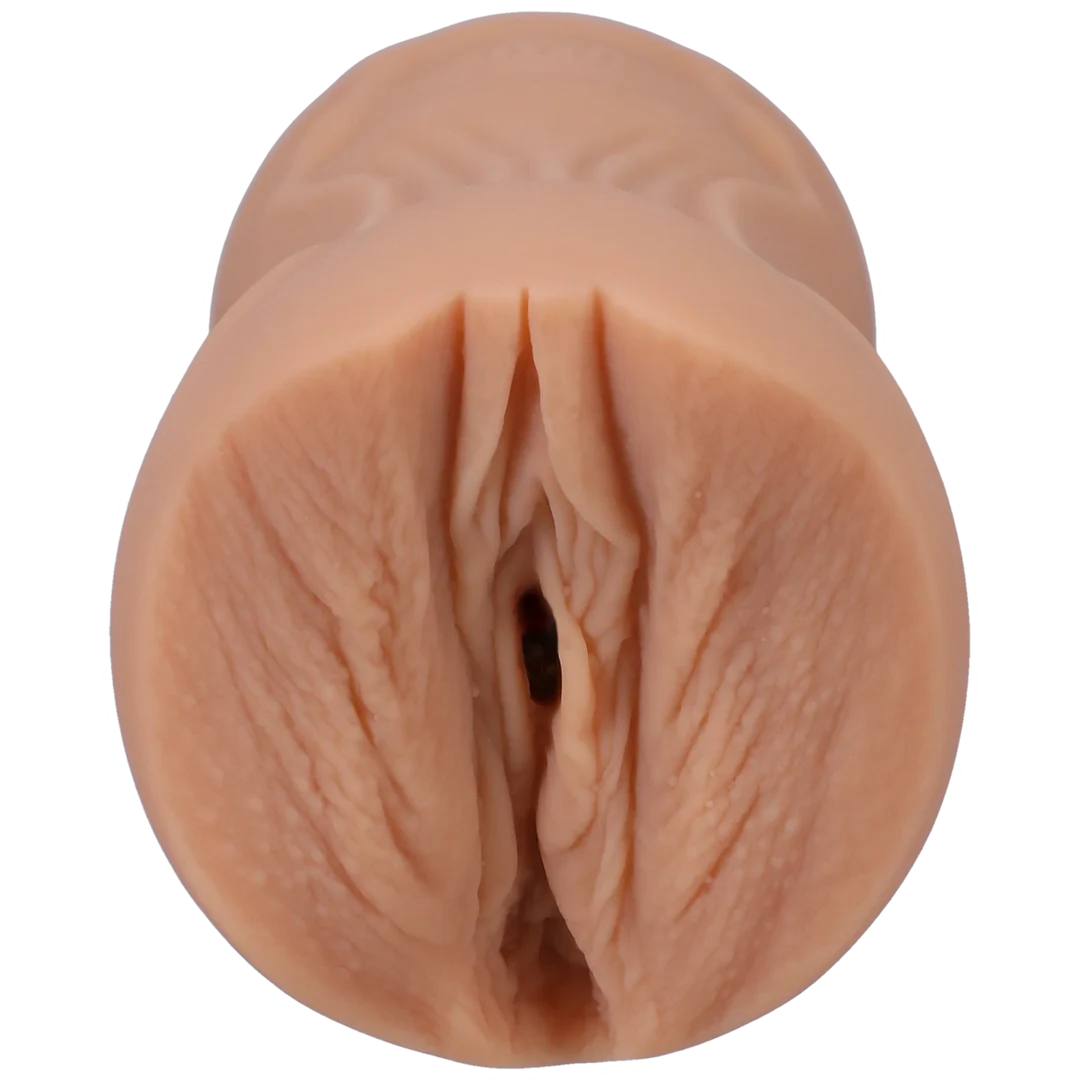 Vagina Masturbator mit strukturierter Innenseite – Vanille – Bild 3