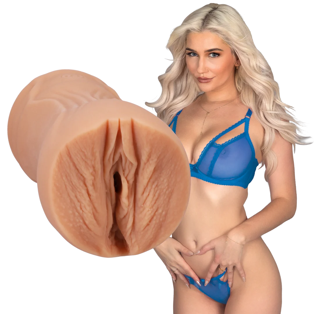 Vagina Masturbator mit strukturierter Innenseite – Vanille – Bild 5