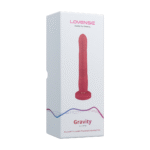 Vibrator | appgesteuerte Stoßbewegung und Vibration | Lovense, rot Lovense