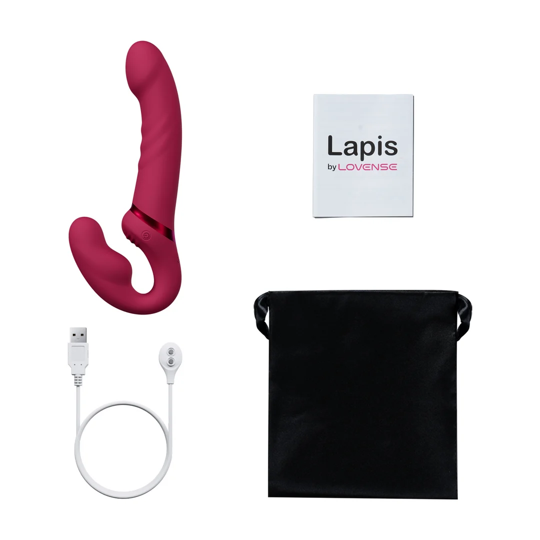 Strapless Strap on mit verstellbarem Hals – Lapis – Bild 6