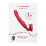Vibrator – Touch Sense mit Saugnapf, freihändig – Lovense rot Lovense