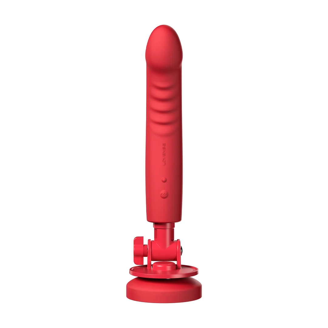 Vibrator – Touch Sense mit Saugnapf, freihändig – Lovense rot Lovense – Bild 3