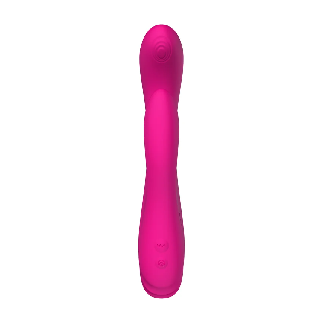 Rabbit Vibrator mit Oszillation, Wärmefunktion und Fernbedienung – Lovense, pink Lovense – Bild 3