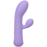 Aura aufladbarer Silikon Rabbit Vibrator – Bild 4